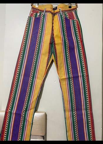 Renkli Bohem Pantolon - Görsel 3