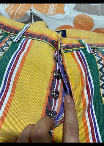 Renkli Bohem Pantolon - Görsel 4