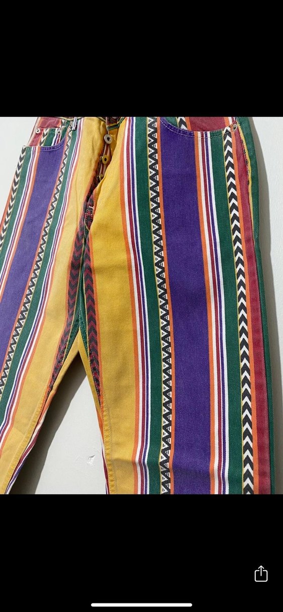 Renkli Bohem Pantolon - Görsel 5
