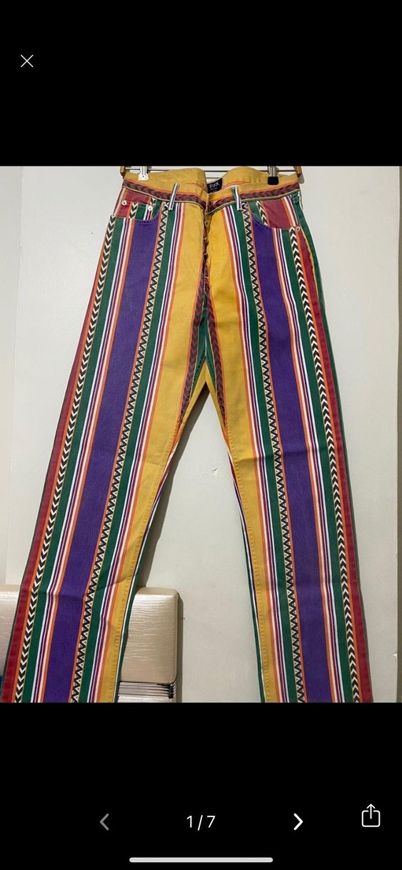 Renkli Bohem Pantolon - Görsel 3
