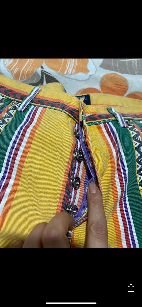 Renkli Bohem Pantolon - Görsel 4