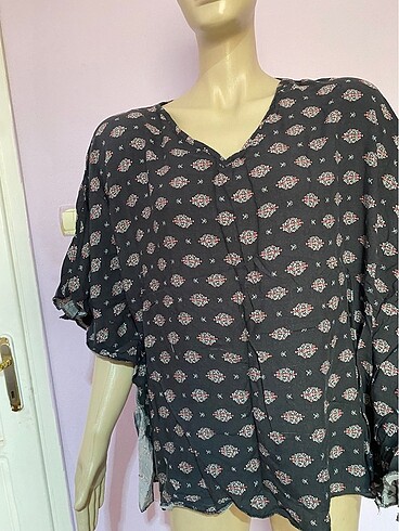 Yarasa kol gömlek - Görsel 2