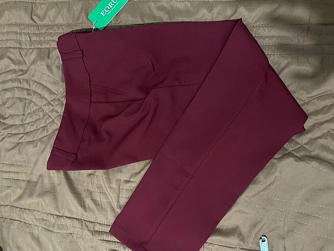 38 Beden bordo Renk Kumaş pantolon