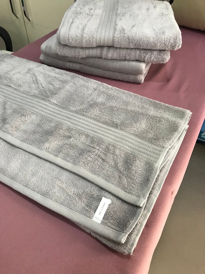 Gri Bohem Tarzı Havlu - Görsel 3