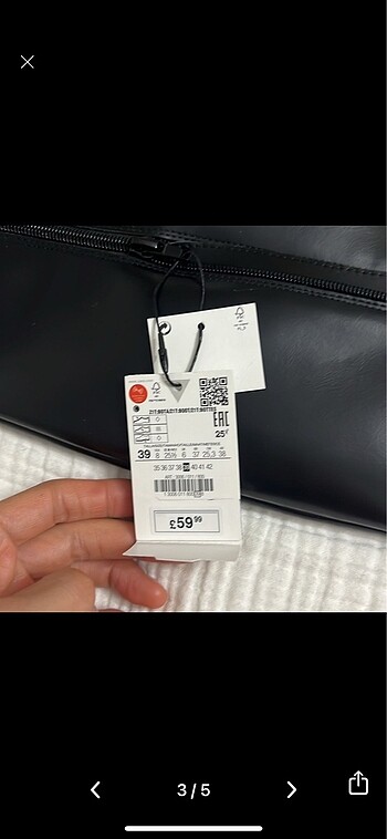 39 Beden Zara cizme