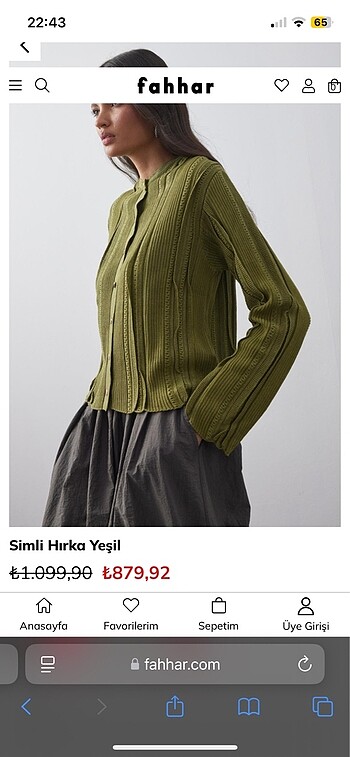 Zara Fahhar hırka