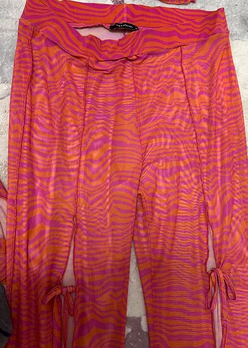 Kırmızı Bağcıklı Bohem Kadın Plaj giyim - Görsel 7