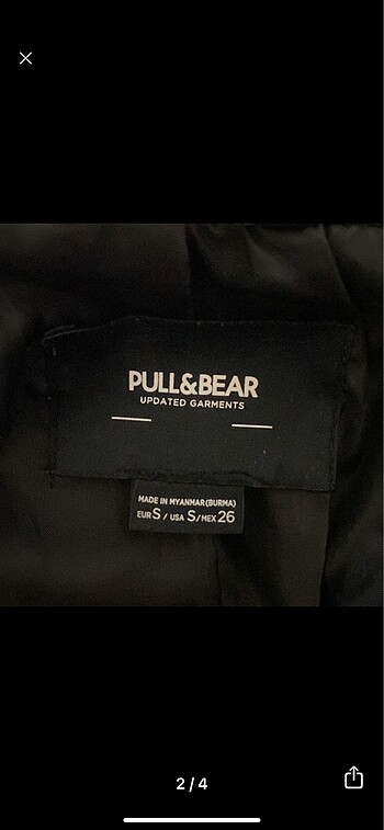 Pull and Bear Pull and Bear Deri Ceket