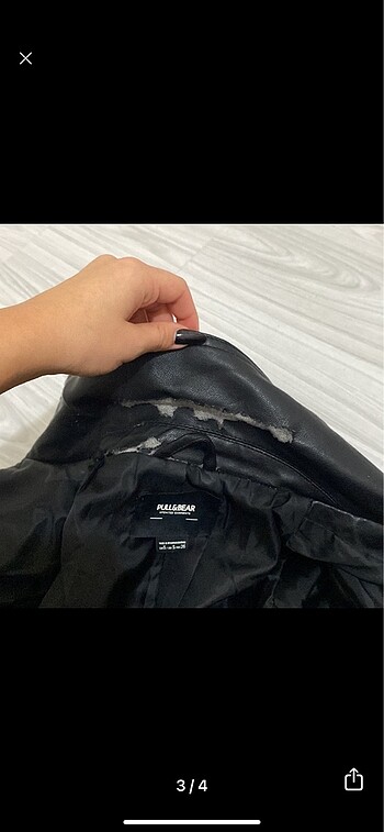 s Beden Pull and Bear Deri Ceket