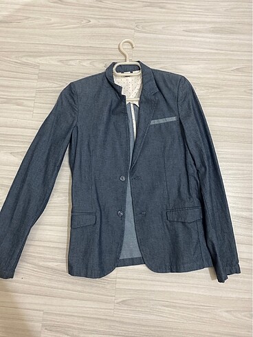 Mavi blazer ceket