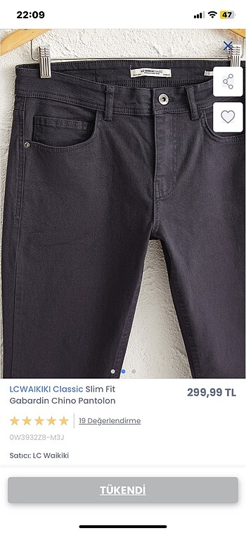 Lcw pantolon