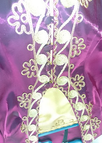 38 40 beden Mor Kınalık bindallı - Görsel 5