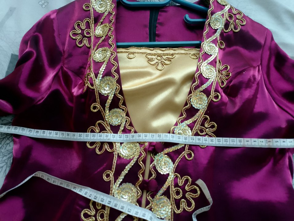 38 40 beden Mor Kınalık bindallı - Görsel 3