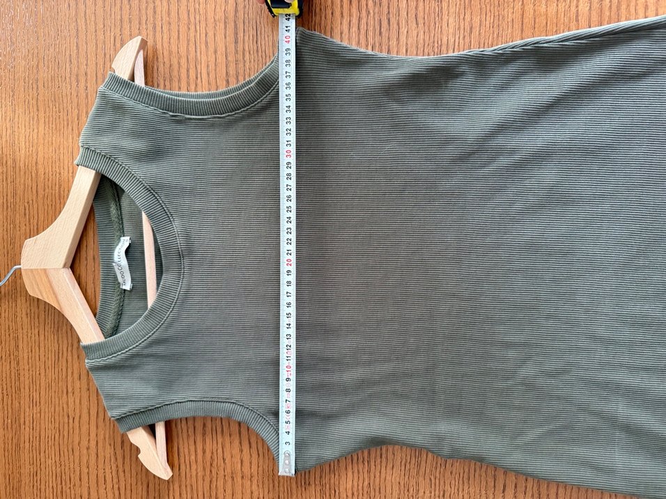 Mudo Kolsuz, mini Kesim, Haki Kadın elbise - Görsel 4