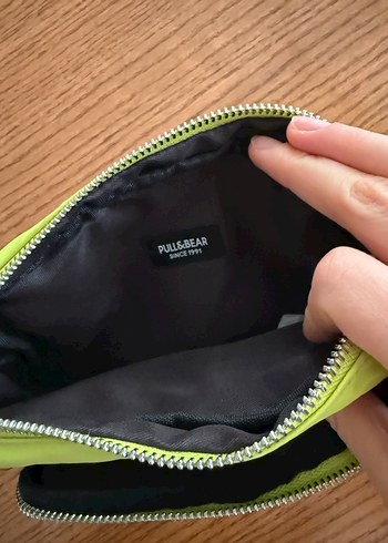 Pull bear Yeşil Fermuarlı Kadın Çapraz Çanta - Görsel 5