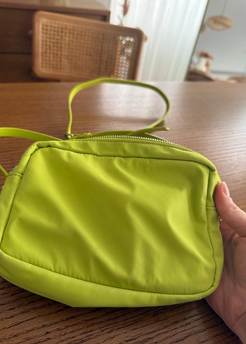 Pull bear Yeşil Fermuarlı Kadın Çapraz Çanta - Görsel 4