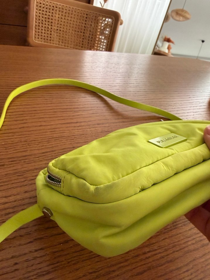 Pull bear Yeşil Fermuarlı Kadın Çapraz Çanta - Görsel 2