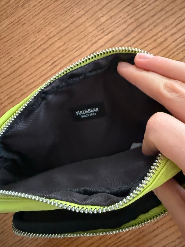 Pull bear Yeşil Fermuarlı Kadın Çapraz Çanta - Görsel 5