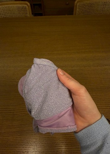 Bershka Lila simli görünümlü İnce Askılı Bikini - Görsel 5