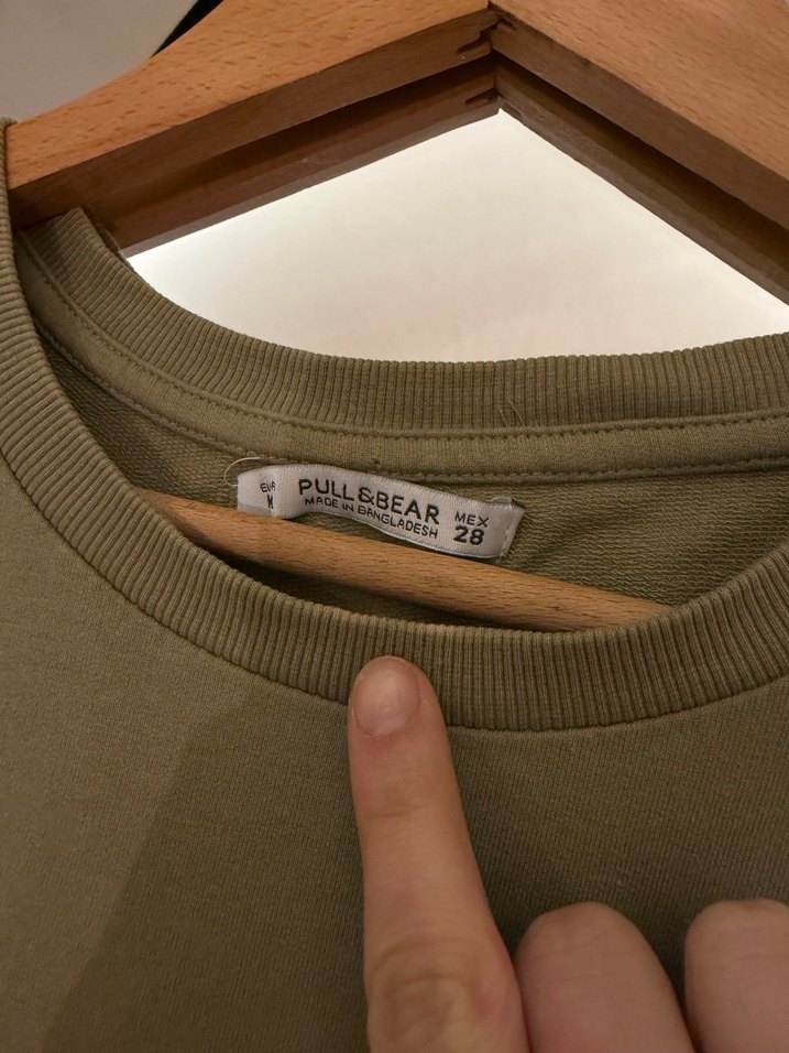 Pull bear Kısa Kollu Salaş Tişört Elbise - Görsel 5