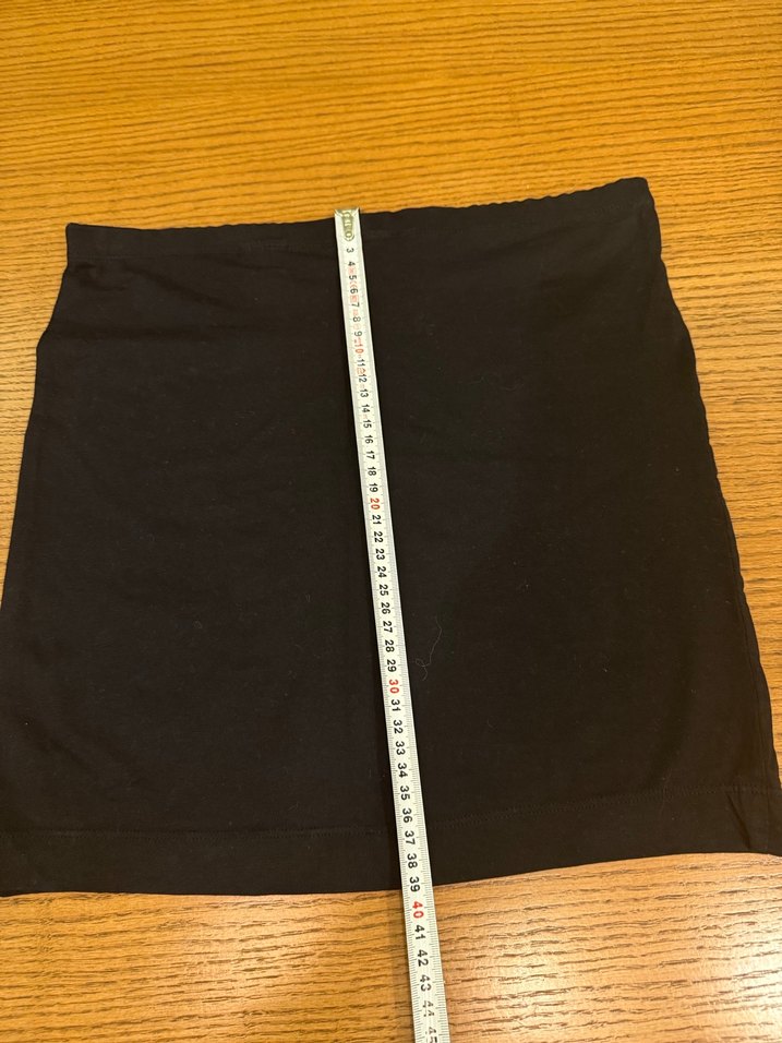 H&M Siyah penye Mini Etek Kadın - Görsel 3