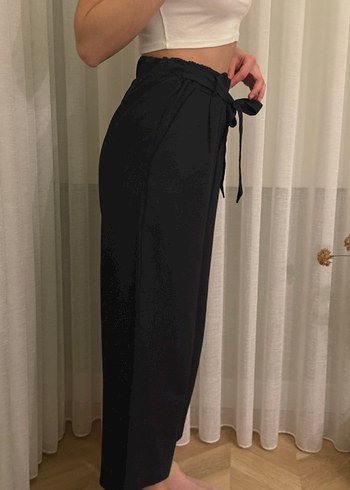 Siyah Kadın Kumaş Pantolon - Görsel 2