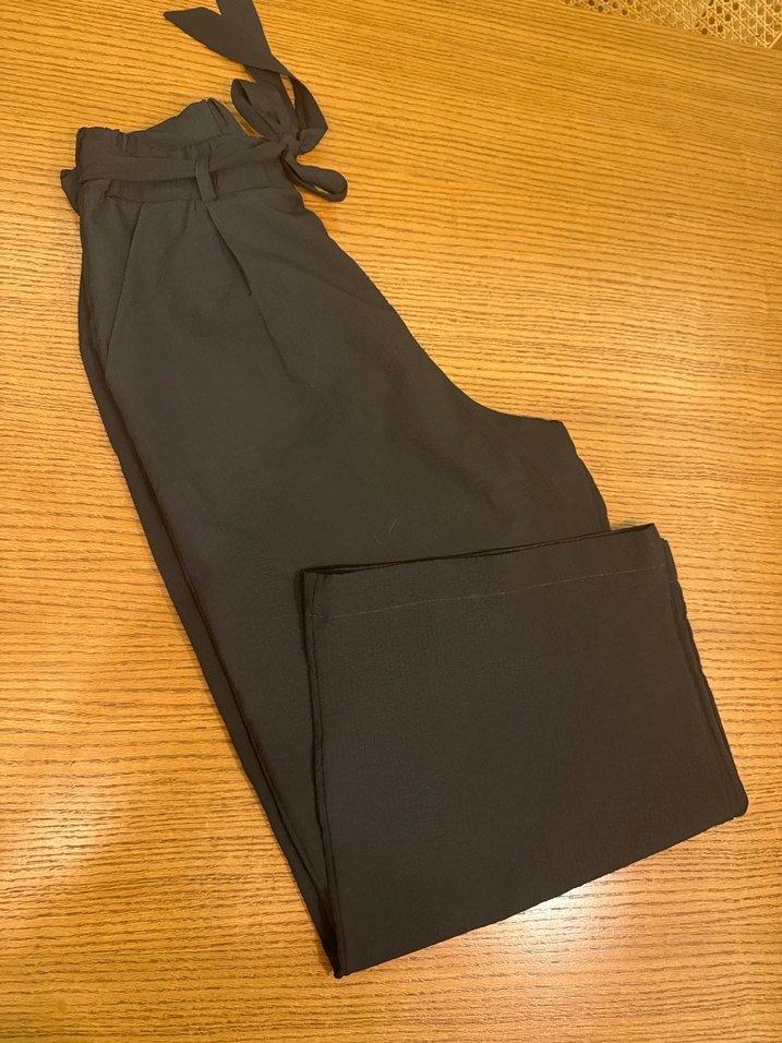 Siyah Kadın Kumaş Pantolon - Görsel 3