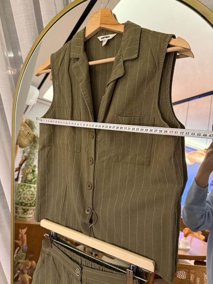 Koton Haki Kolsuz Kadın Takım - Görsel 3