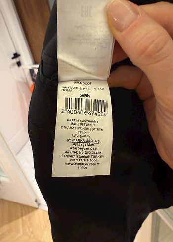 Siyah Yün Karışımlı Smokin Takım Elbise 56 - Görsel 11