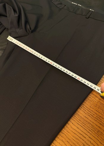 Siyah Yün Karışımlı Smokin Takım Elbise 56 - Görsel 15