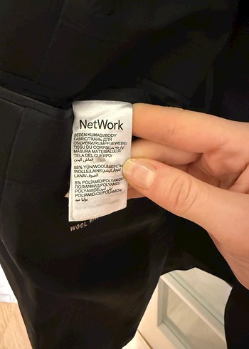 Siyah Yün Karışımlı Smokin Takım Elbise 56 - Görsel 9