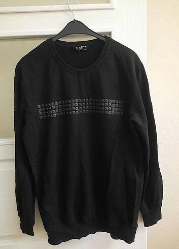 H&M Siyah Sweatshirt 