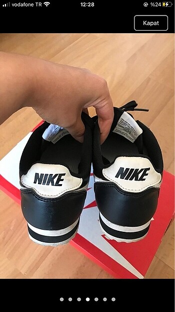 37 Beden siyah Renk Nike Cortez Spor Ayakkabı