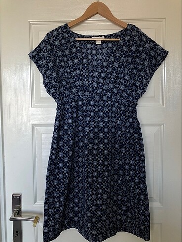 H&M lacivert elbise