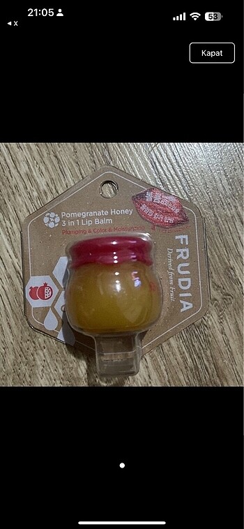 Diğer 2 adet frudia balm