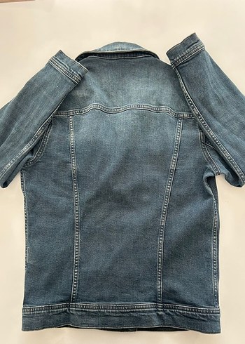 Düğmeli Mavi Erkek Denim Ceket
