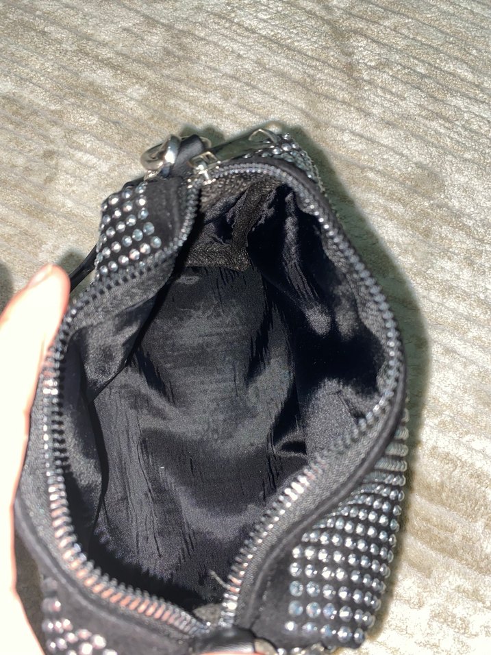 Full taşlı Siyah Kadın Çanta - Görsel 3