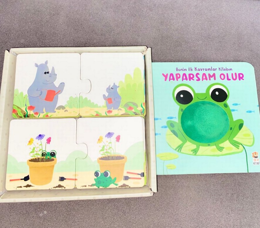 Sincap kitap ve puzzle Öz Bakım ve Kavram Kitapları - Görsel 4