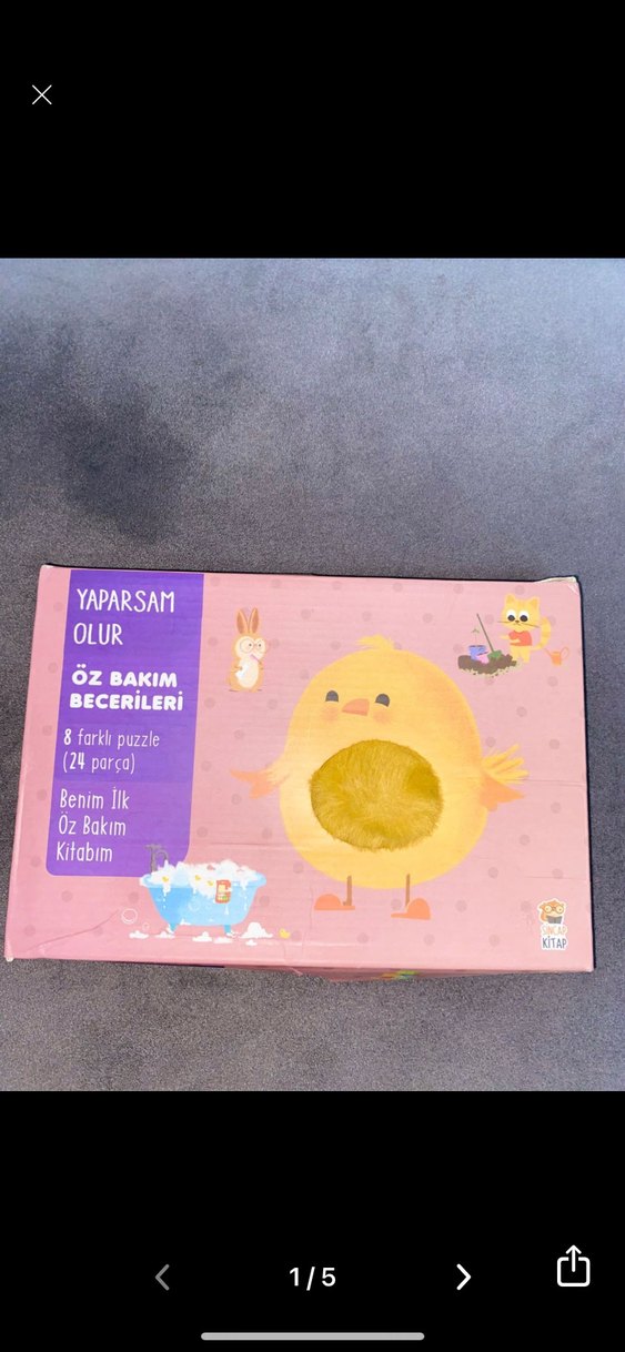 Sincap kitap ve puzzle Öz Bakım ve Kavram Kitapları - Görsel 2