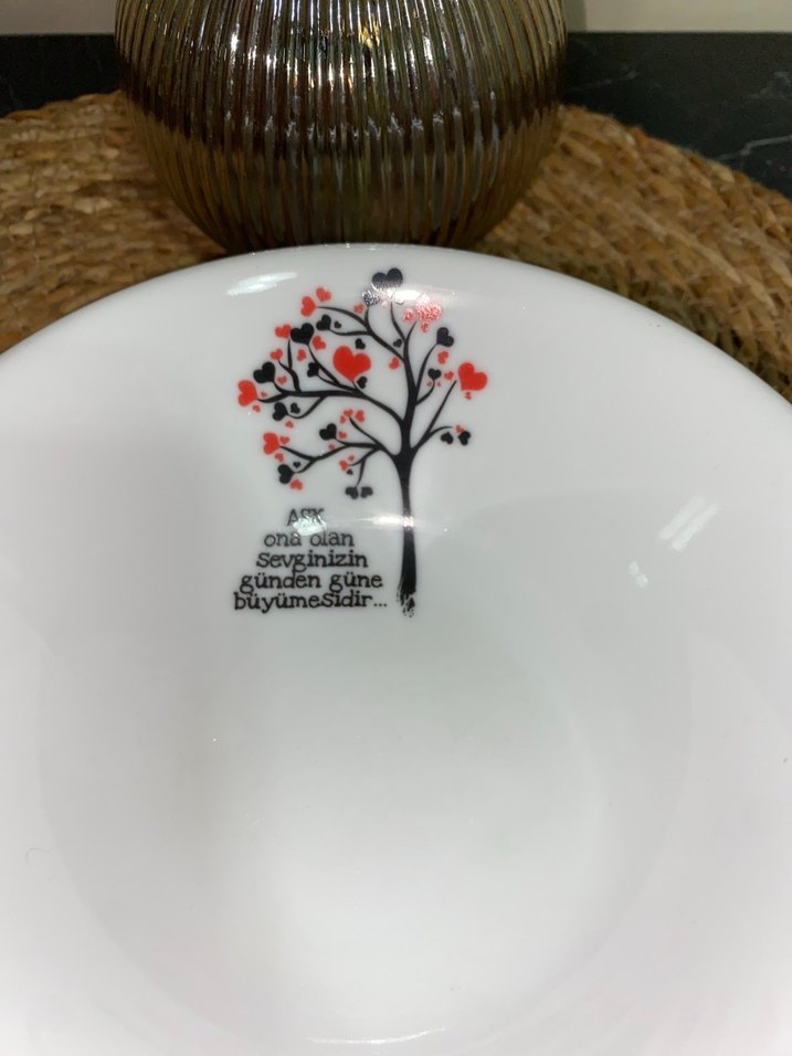 Bernardo Beyaz Seramik Fincan ve Tabak Seti - Görsel 2