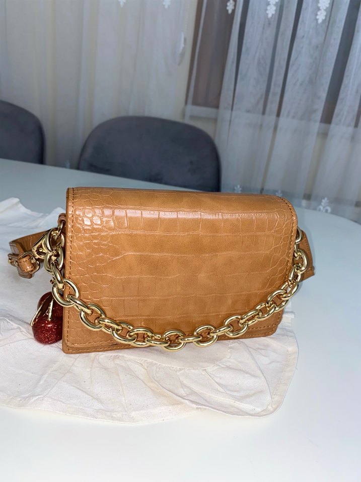 Zincir Detaylı Mango çanta - Görsel 2