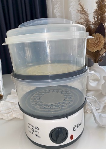 Kiwi KFS2903 Buharlı Pişirici 2x2.5L - Görsel 3