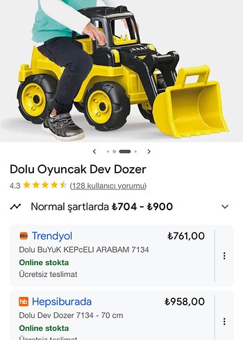 Sarı Renkli Oyuncak Kepçe Araba - Görsel 7