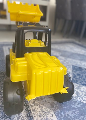 Sarı Renkli Oyuncak Kepçe Araba - Görsel 4