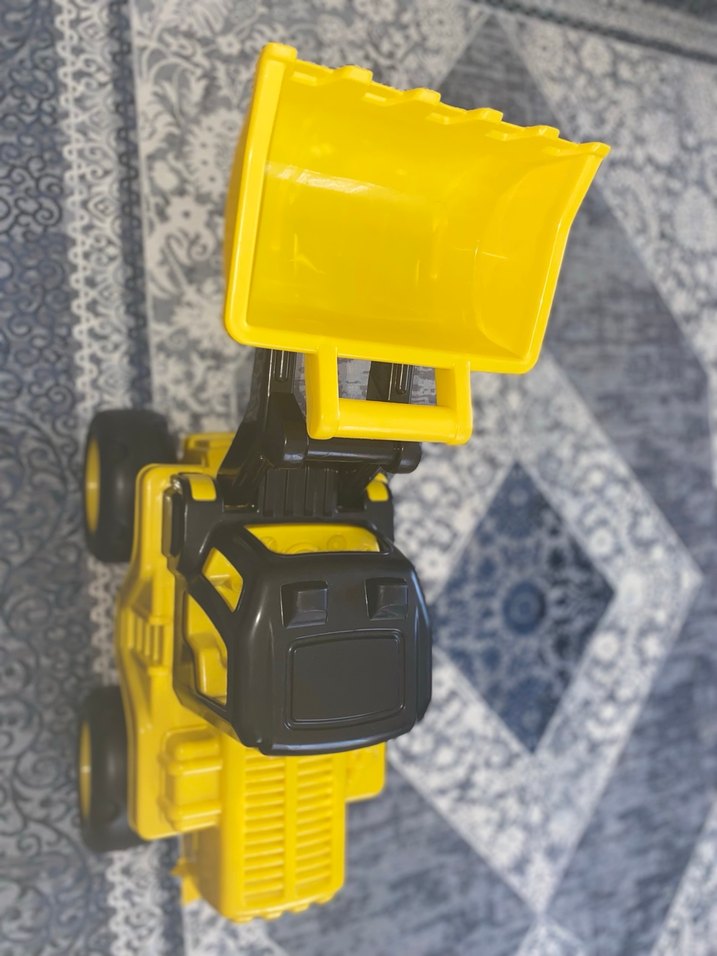 Sarı Renkli Oyuncak Kepçe Araba - Görsel 3