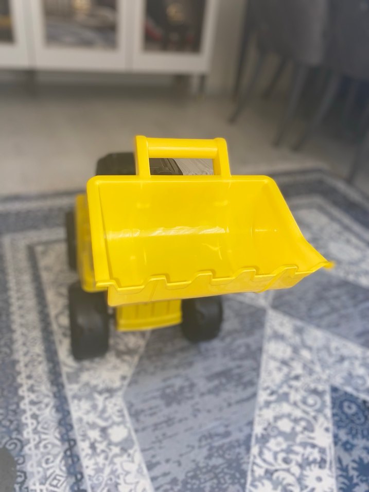 Sarı Renkli Oyuncak Kepçe Araba - Görsel 2