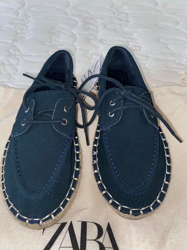 Zara jüt süet denizci ayakkabı - Görsel 3
