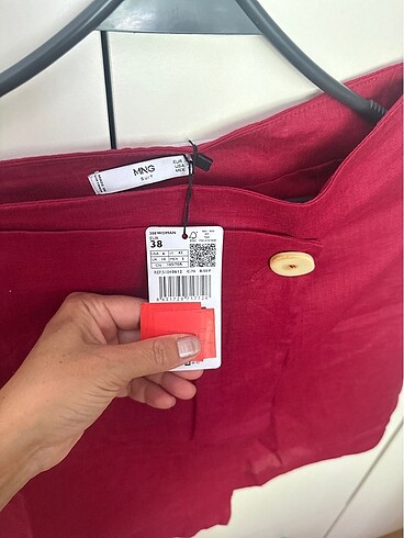 m Beden bordo Renk Yazlık etek 38 beden
