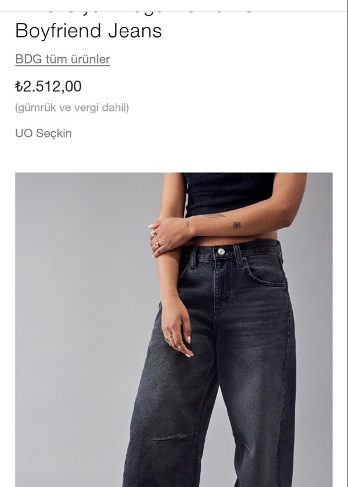 urban outfitters baggy - Görsel 2
