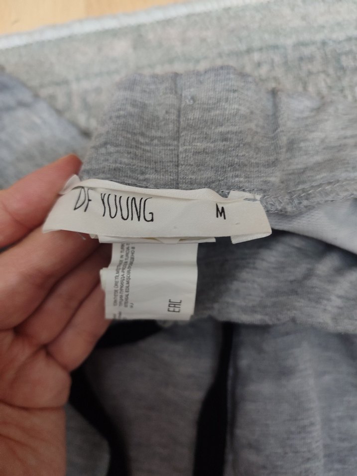 Gri Kadın Loose Fit Sweatpants esofman alt defacto - Görsel 3